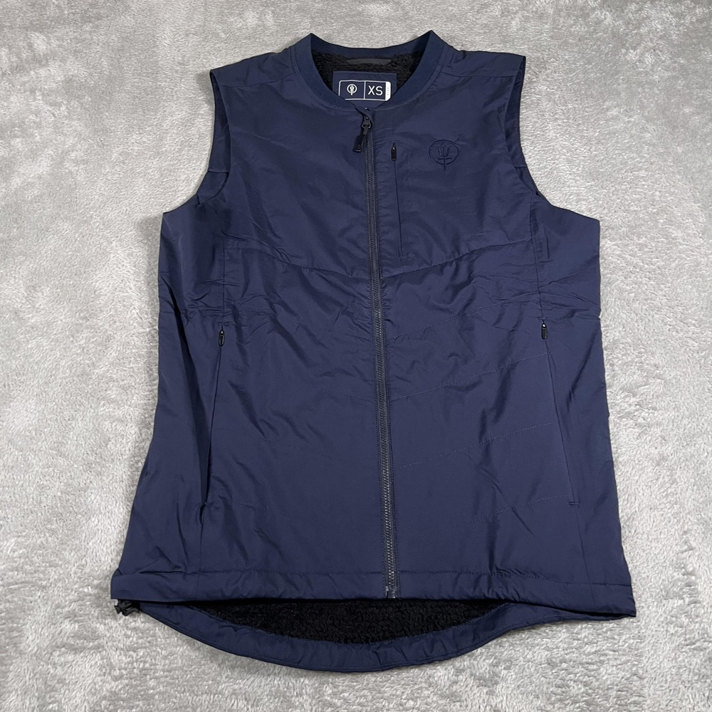 Thrudark Vest Mens XS Blue Pertex Equilibrium Insulated Fleece Lined Outdoor‎